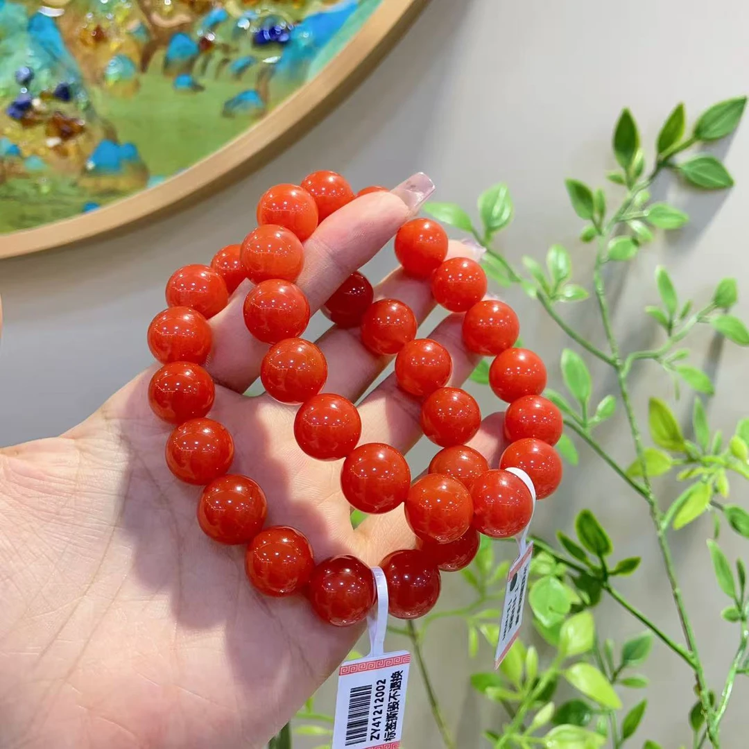 【李哥推荐】南红手链13m左右@ZY41212002@多样性发一