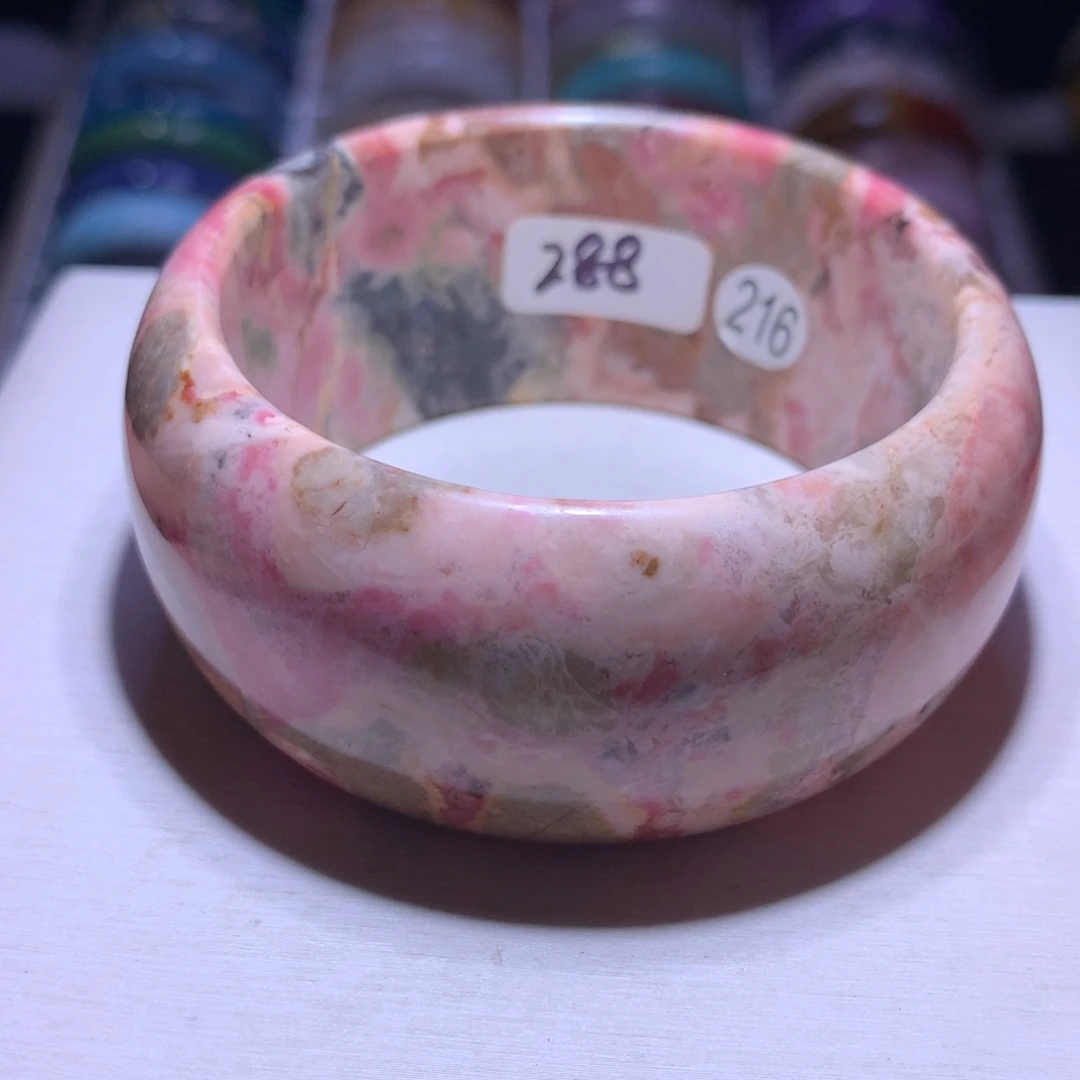 银S925镶嵌水晶手镯蔷薇57圈216