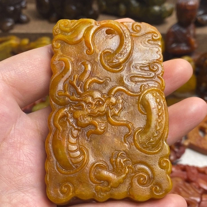 蛇纹石玉未镶嵌颈饰119