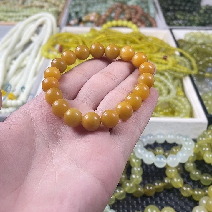 蛇纹石玉未镶嵌手链