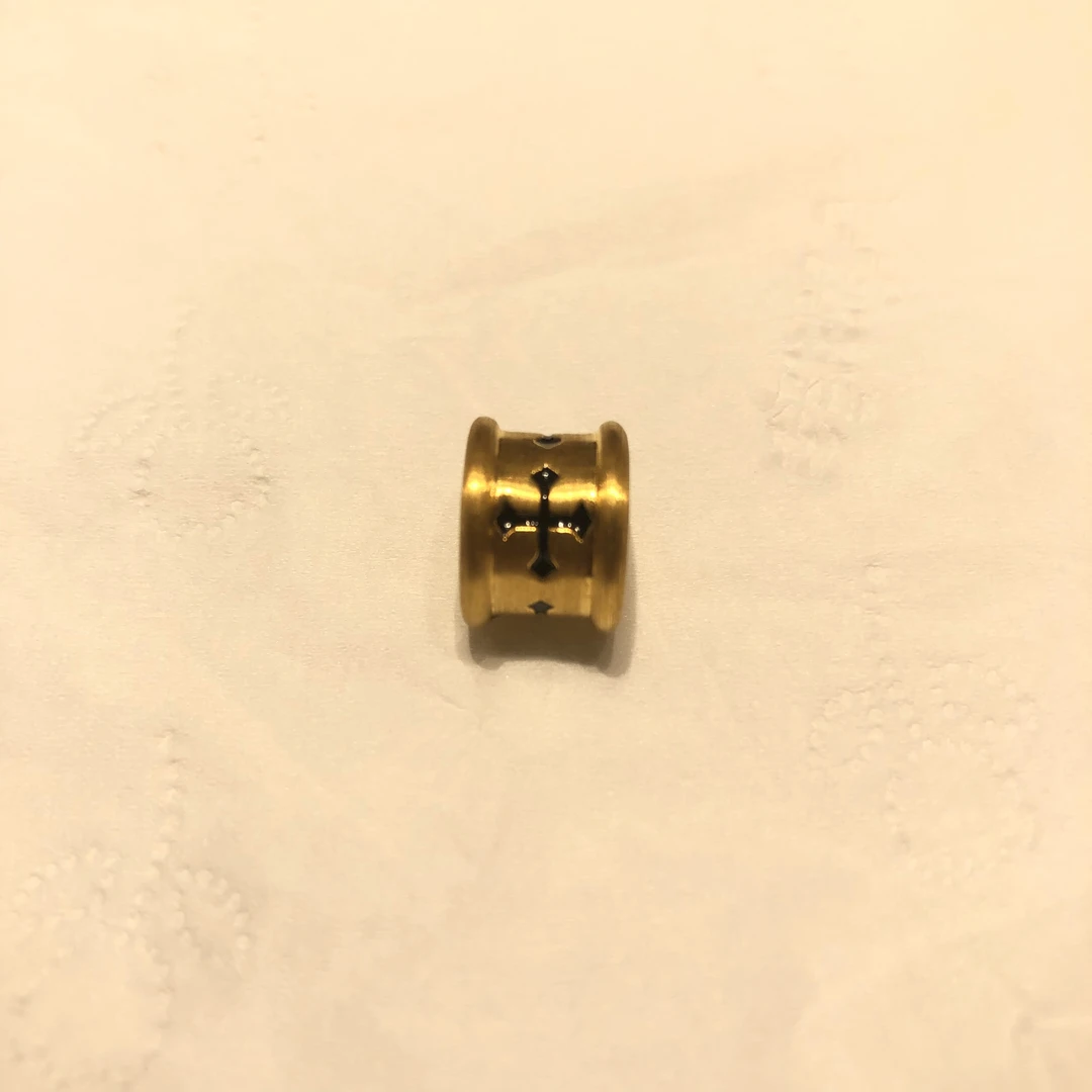 酷黑系列信念锁子纹转运珠个性时尚