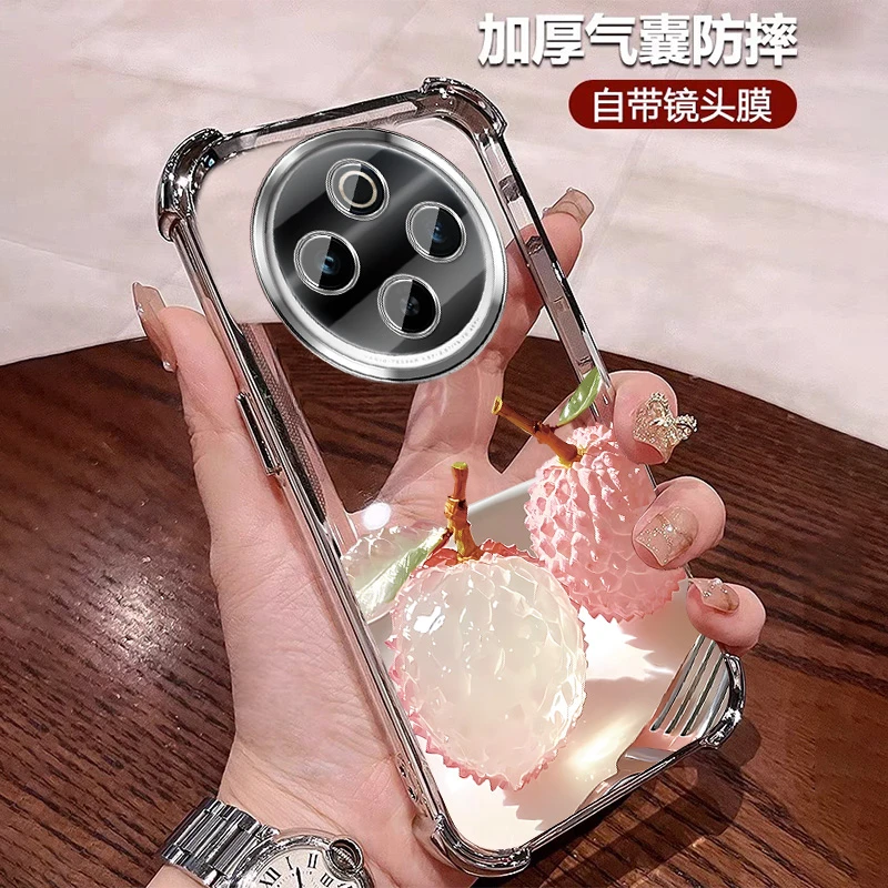 ins风适用vivoy500手机壳四角防摔 Y500硅胶全包带镜头膜轻奢网红