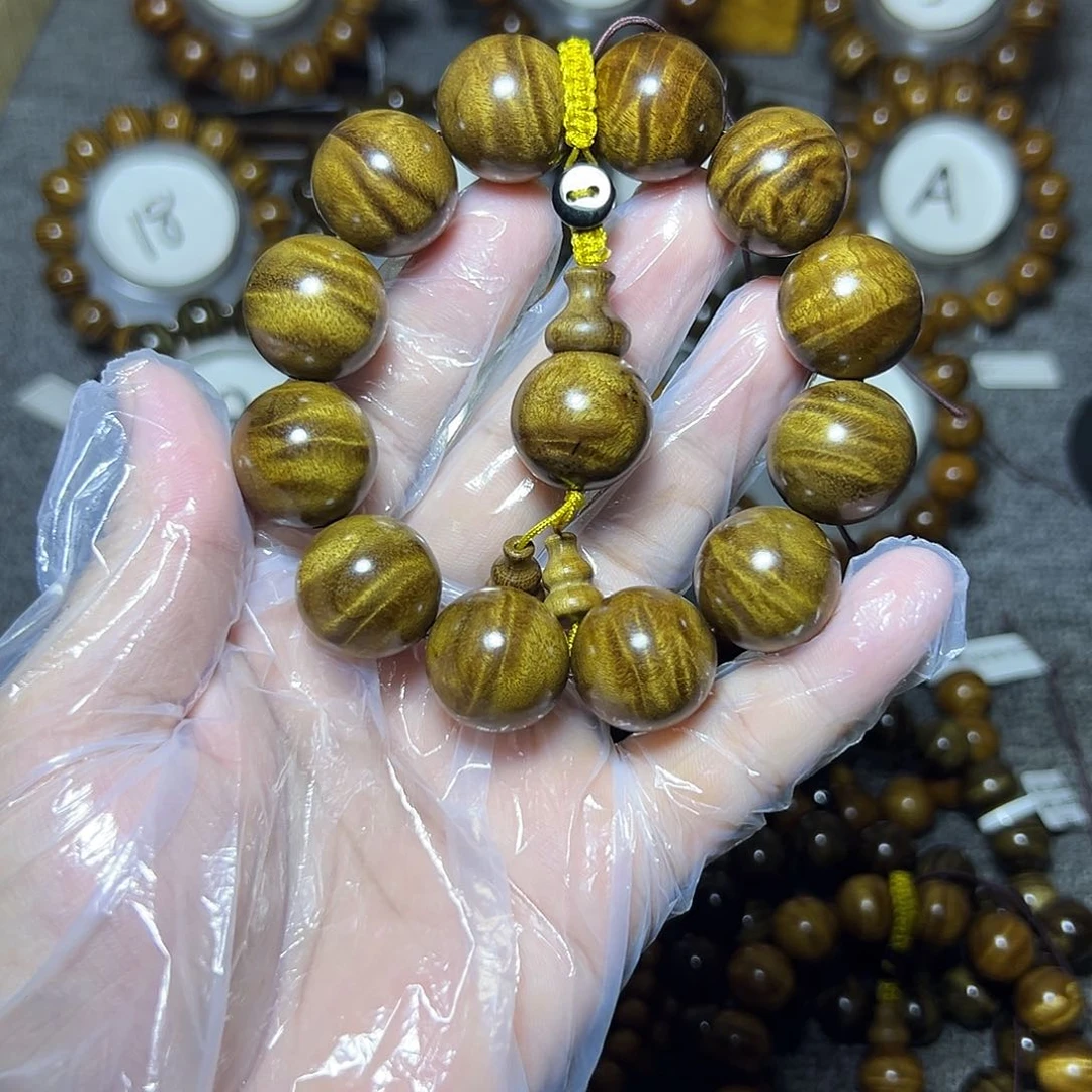 阴沉木手串/手链阴沉黄2.0