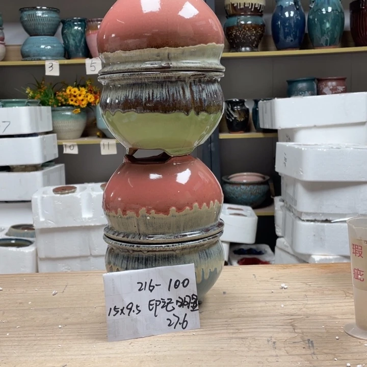 紫砂花盆多肉花盆微瑕100