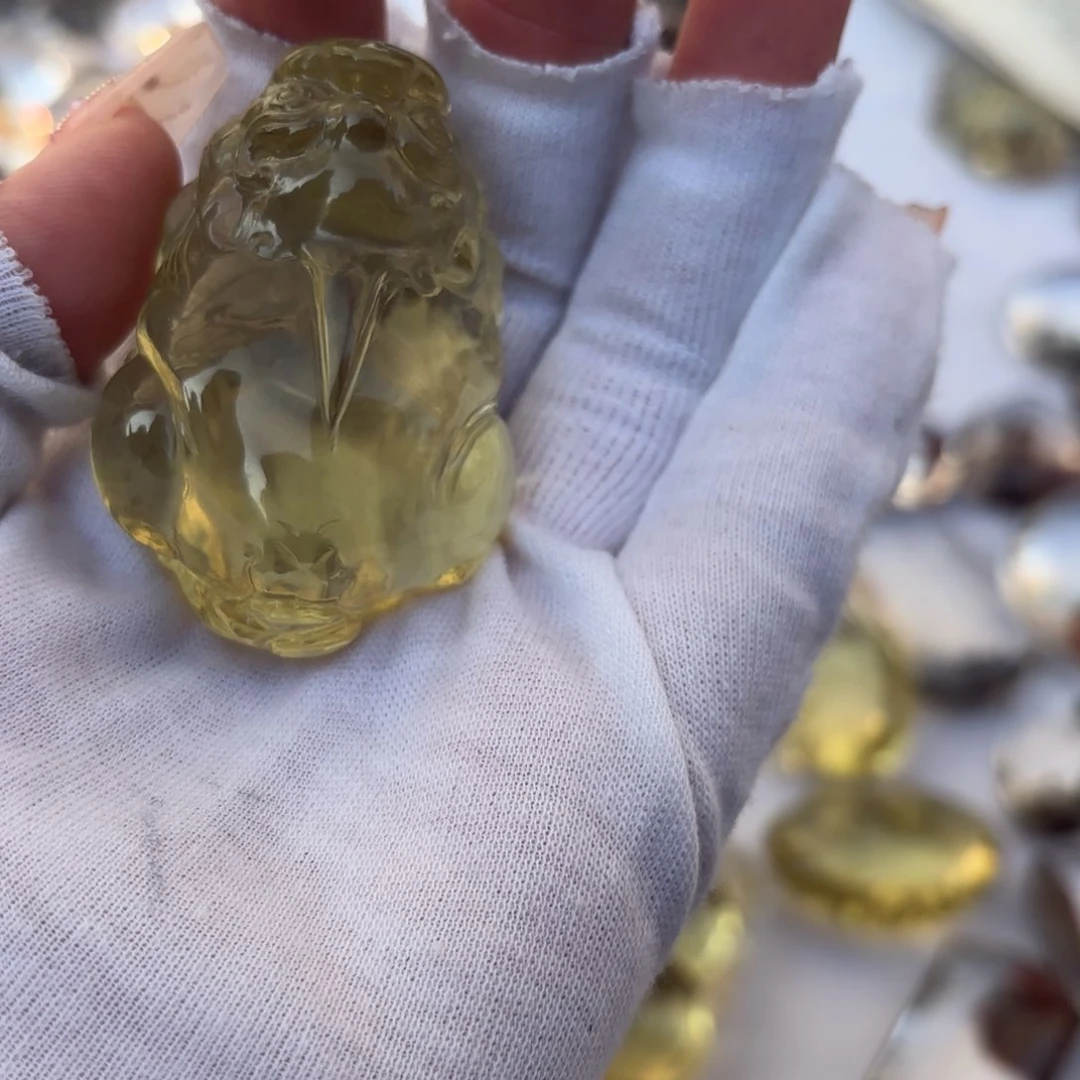 水晶水晶摆件未镶嵌娃*