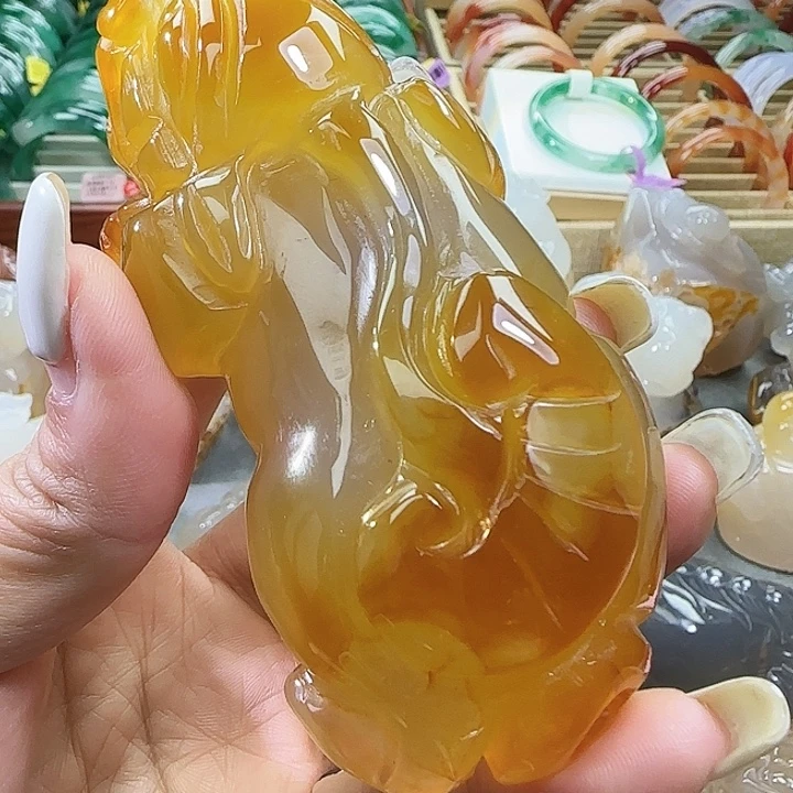 玛瑙/玉髓合金摆件