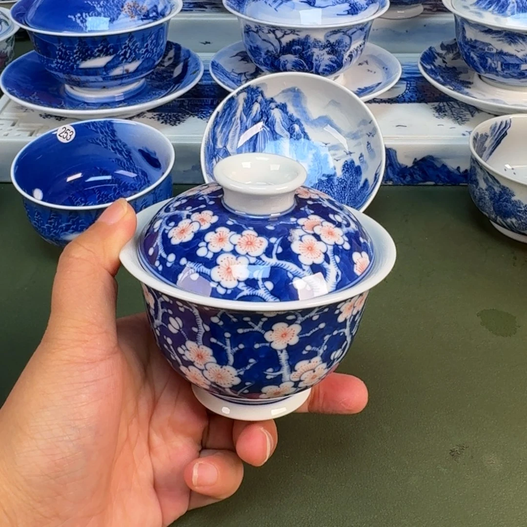 景德镇纯手绘茶具圆圆271