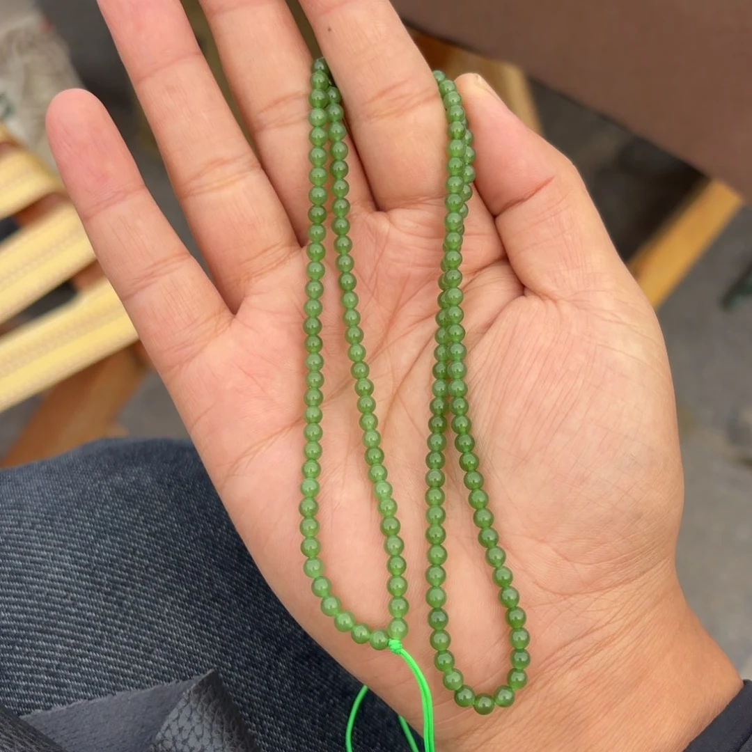 未镶嵌手串和田玉（碧玉）项链卡4