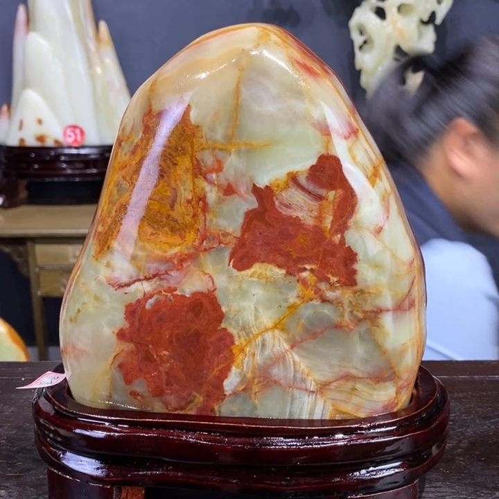 安***妮石材精品古青石摆件