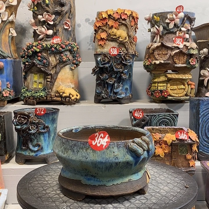 364 号陶然花器手工花盆