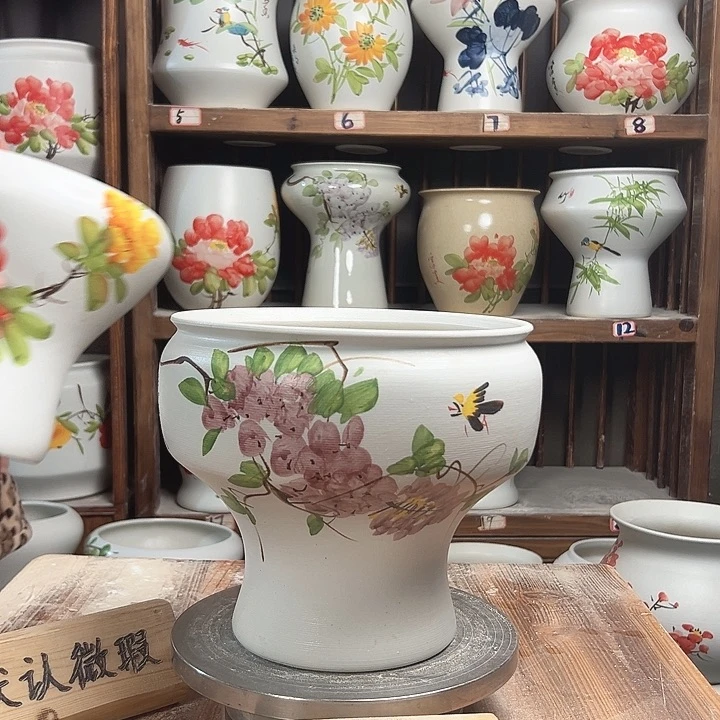 摆件口22紫藤新款陶瓷