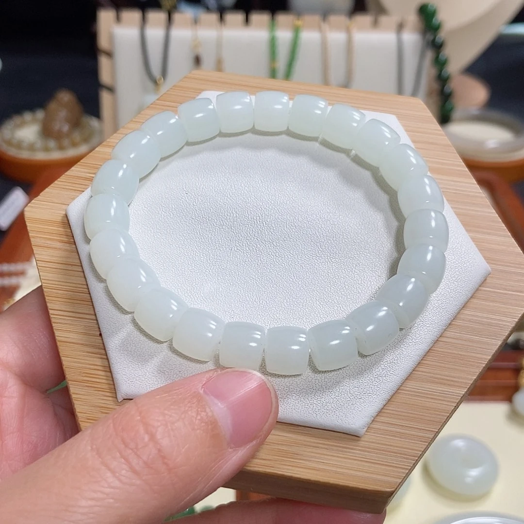 和田玉手串未镶嵌