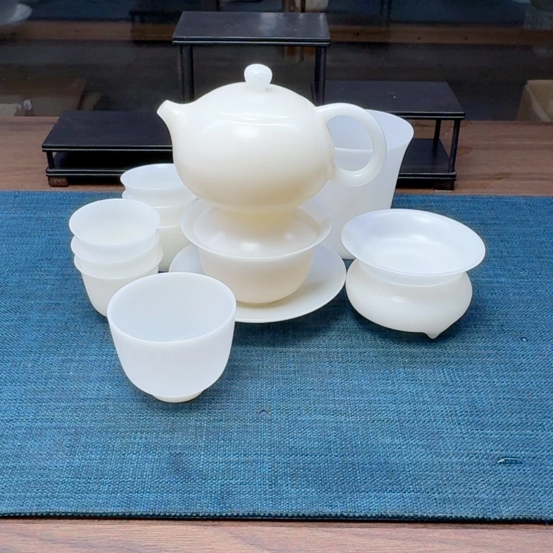 素烧薄胎璞玉冰种