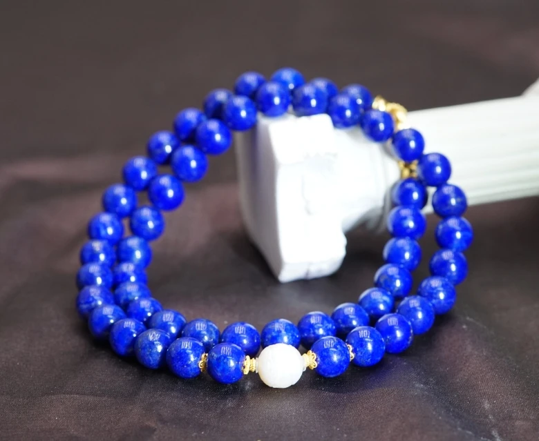 【瓷泡泡专属】东堂造物 S925青金石项链8.5+ H010712