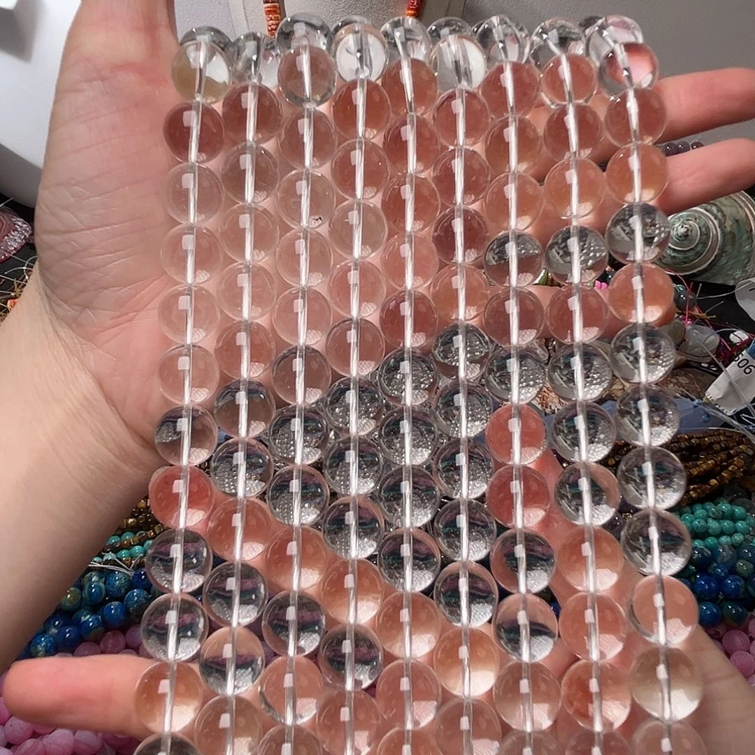 玛瑙/玉髓合金珠宝半成品C437白水晶12