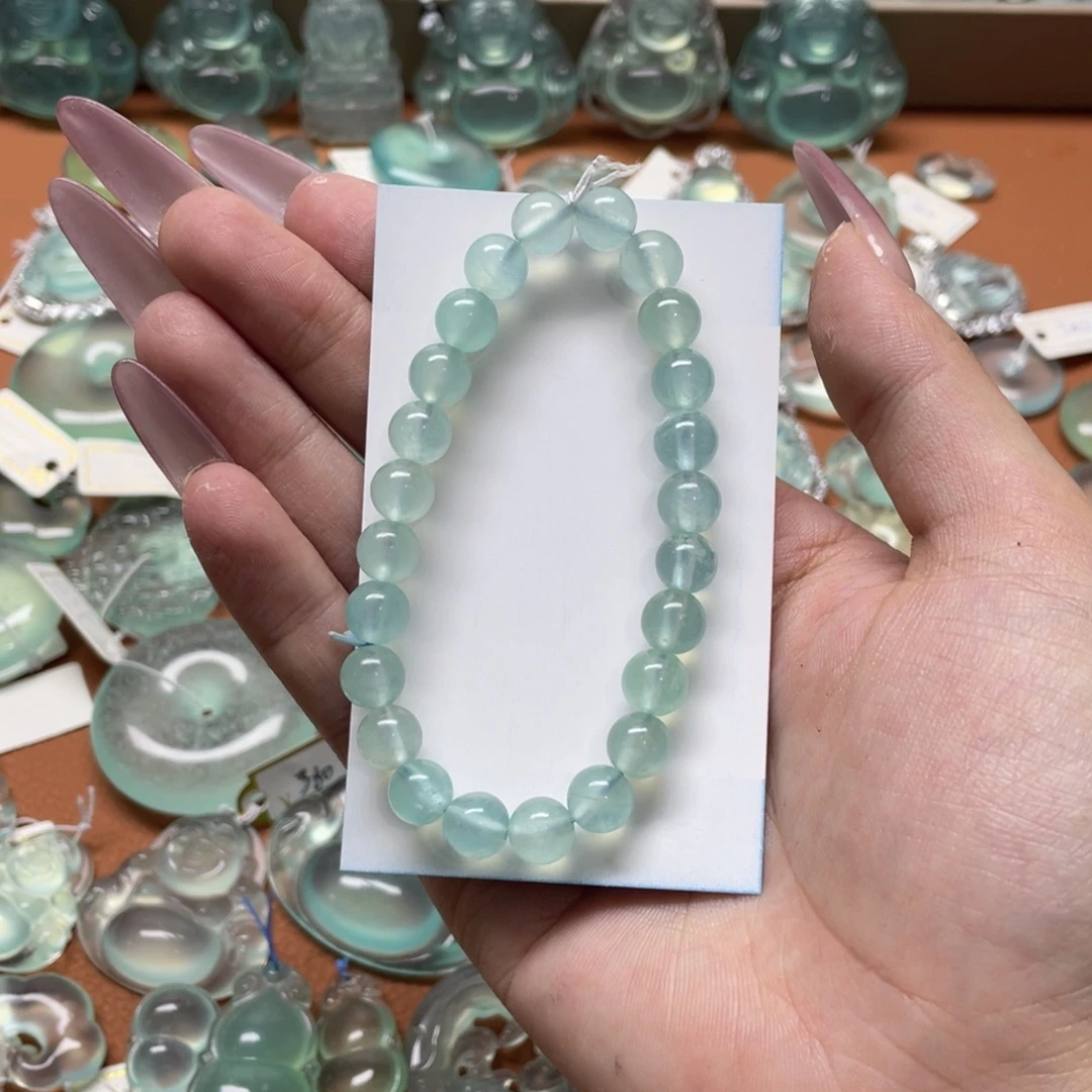 蛇纹石玉未镶嵌手链