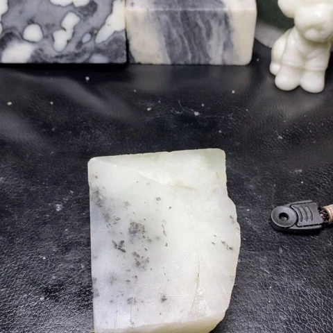 和田玉珠宝奇石足铂镶嵌