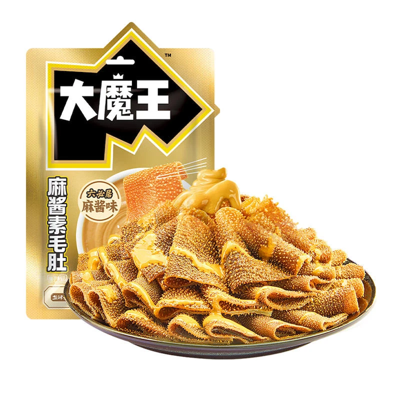 盐津铺子六必居麻酱味魔芋素毛肚 688g