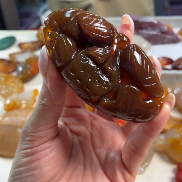 玛瑙/玉髓未镶嵌吊坠(不含链)