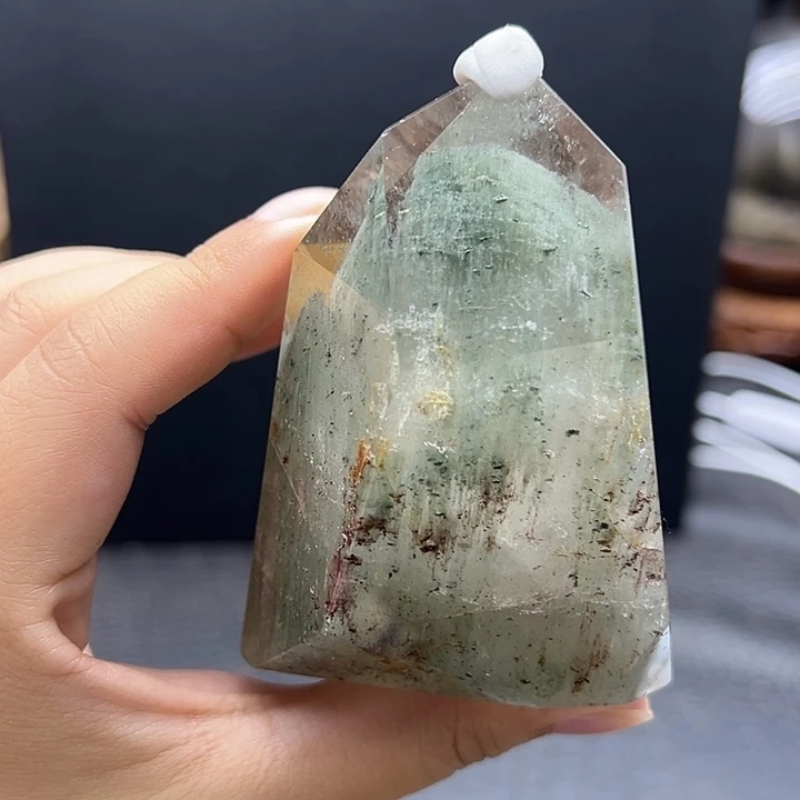 水晶珠宝半成品未镶嵌绿幽灵