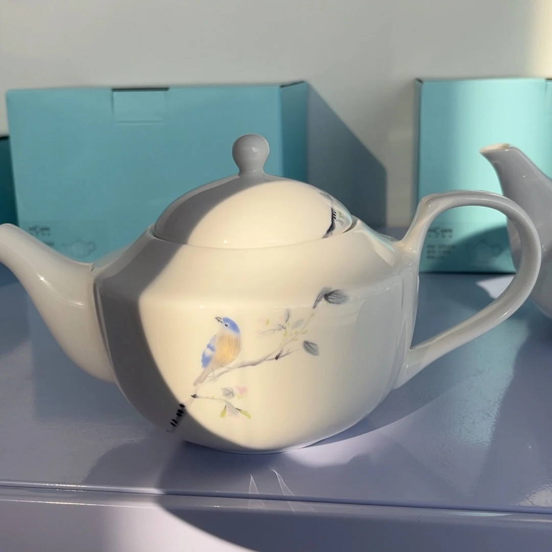 瓷片春风和雀南瓜壶