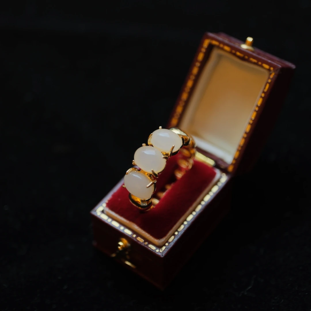 铜合金戒指 【白茶清欢】新中式高级感设计百搭经典小众气质简约