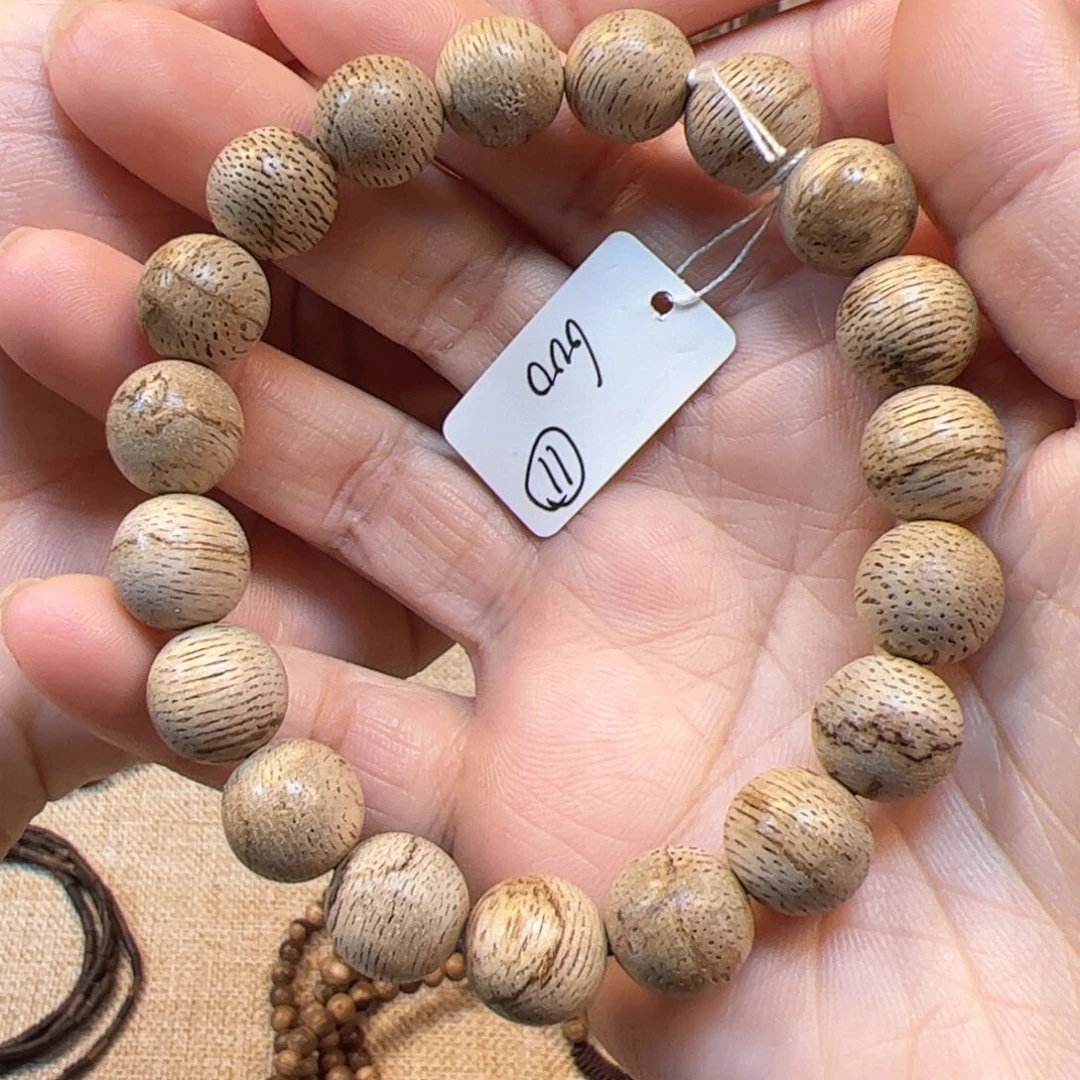 手串沉香天然野生马尼涝1.1