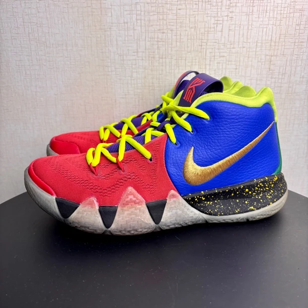 95新 maje 40码 欧文4 id 红蓝 保真 中古球鞋（尺码偏小，适合39