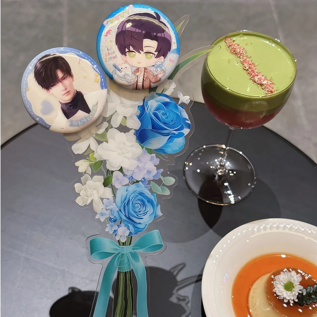 【小槌屋】亚克力打卡棒谷美吧唧推活徽章展示