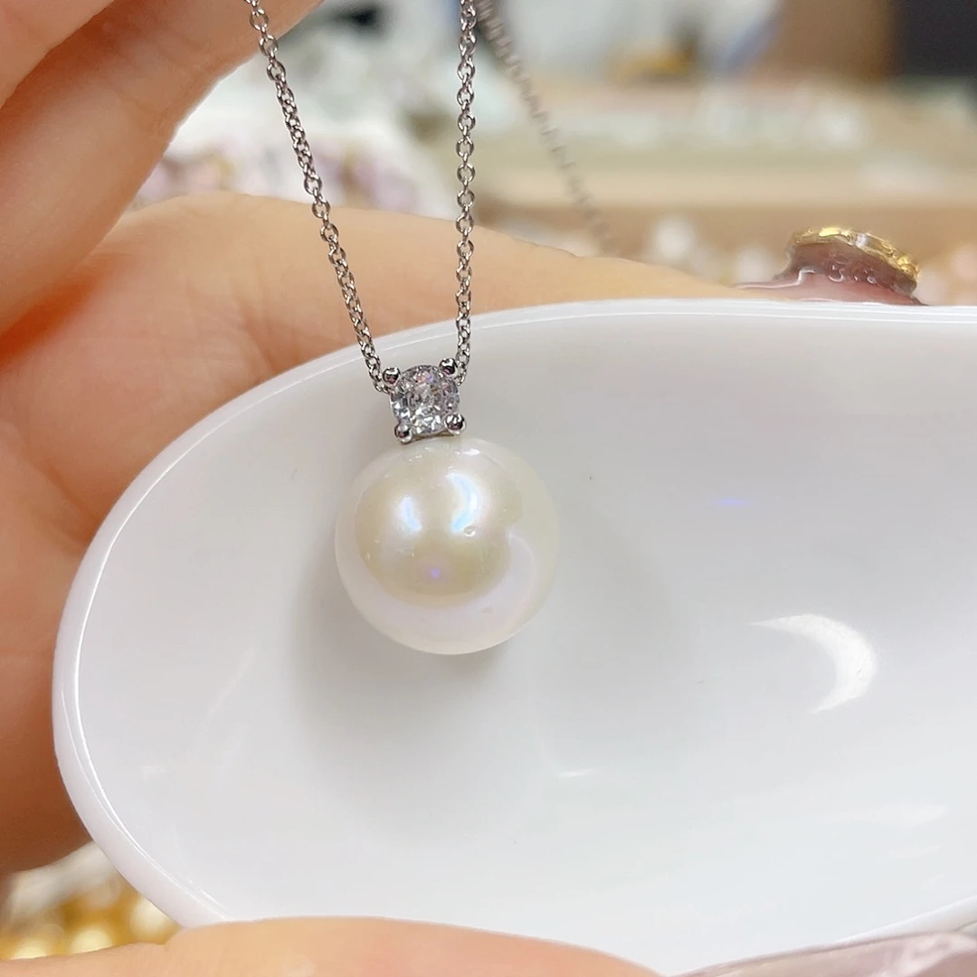 淡水珍珠未镶嵌吊坠(赠链)