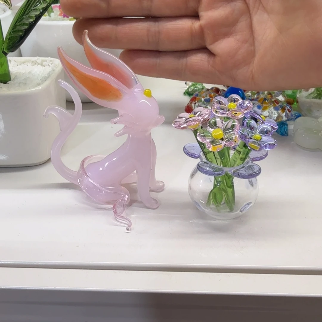 摇***~琉璃手工艺品小花花狐仙