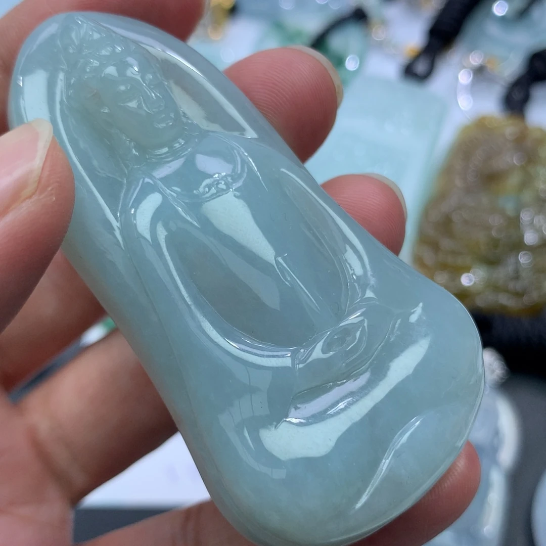 颈饰未镶嵌翡翠缅甸天然A货翡翠