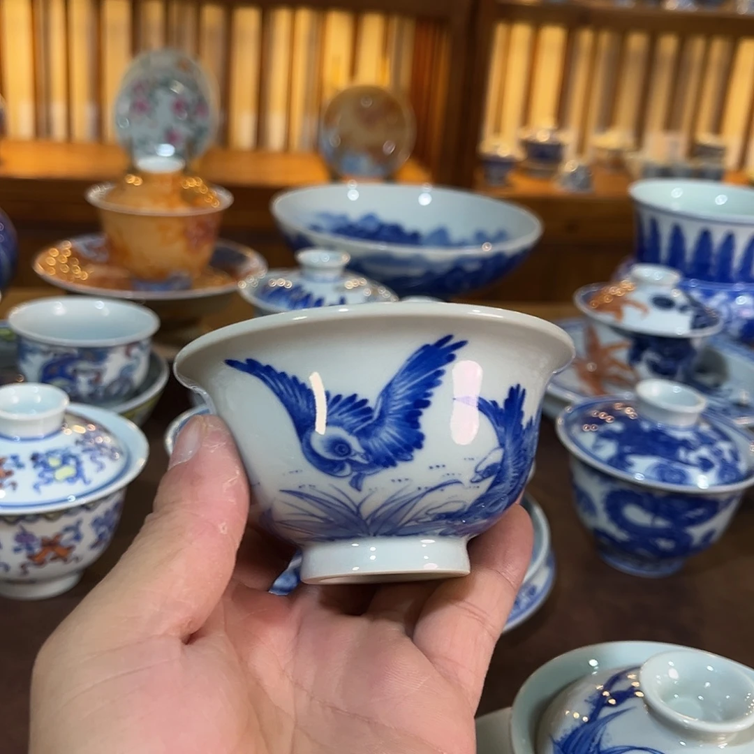錡镇堂手工手绘杯