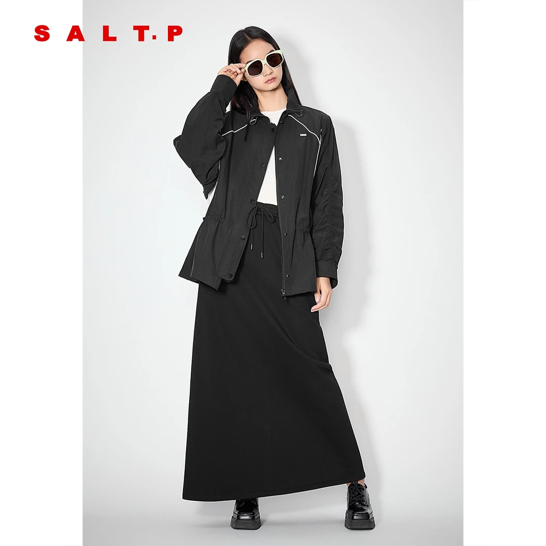 SALT.P可颜机能风户外立领宽松廓形外套女2025秋季新款