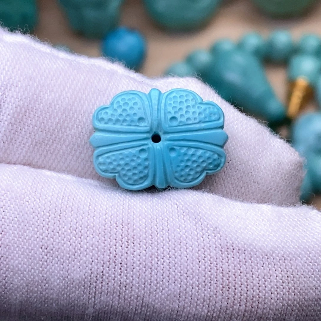 未镶嵌绿松石珠宝奇石