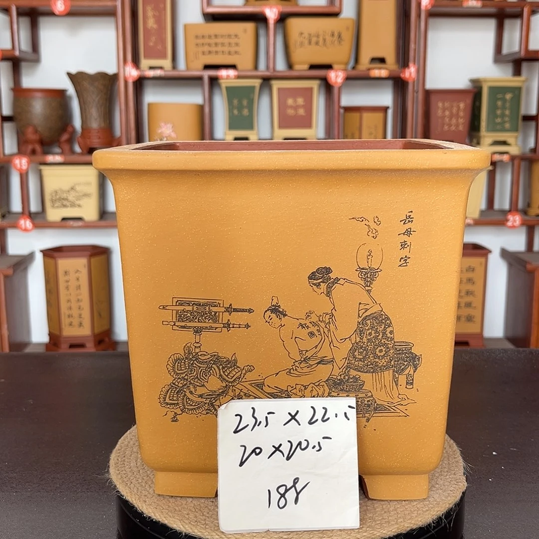 紫砂花盆紫砂花盆