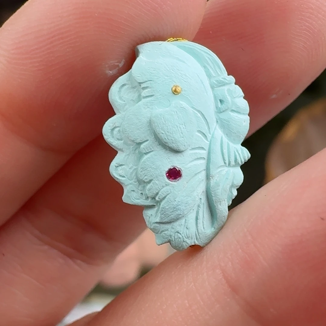 绿松石珠宝奇石未镶嵌