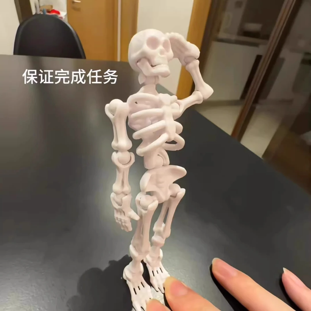 Dummy13骷髅可动人偶全关节可动上课能玩的小玩具拼装益智小玩具