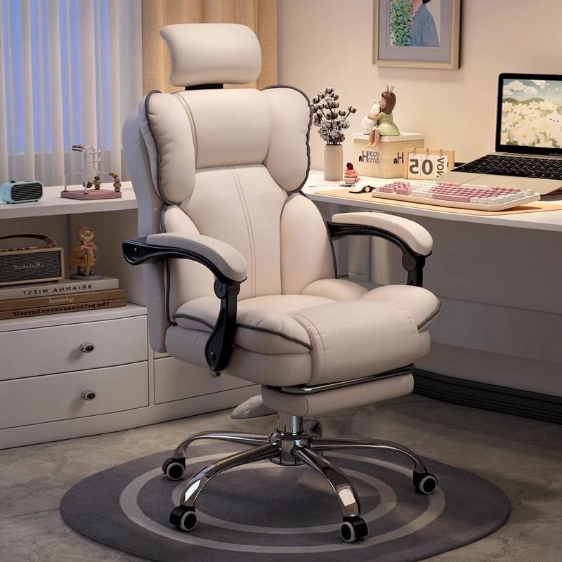 电脑椅家用电竞椅舒适久坐可躺沙发靠背椅人体工学办公书桌座椅子