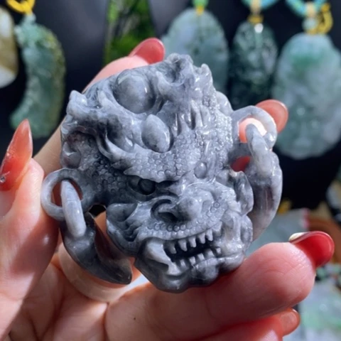 【闪购商品】颈饰未镶嵌翡翠龙头