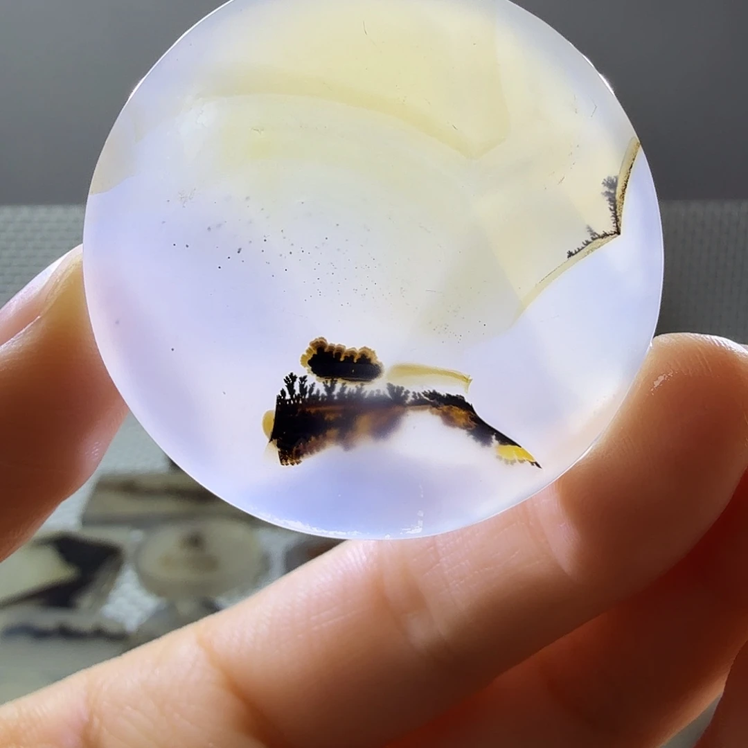 玛瑙/玉髓未镶嵌吊坠(不含链)34