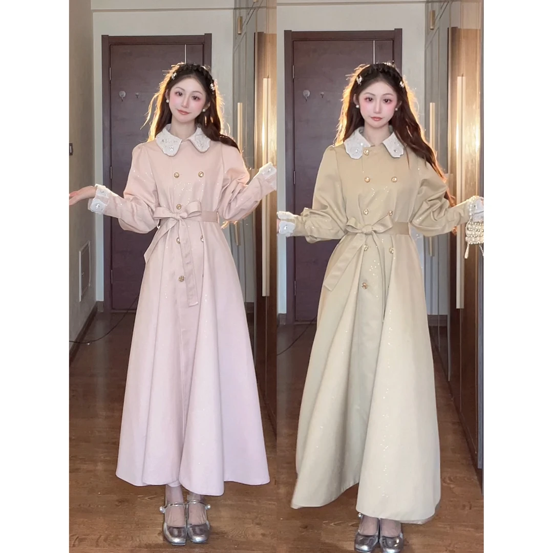 卡其色风衣外套女2025秋季气质高级感巨好看百搭收腰上衣