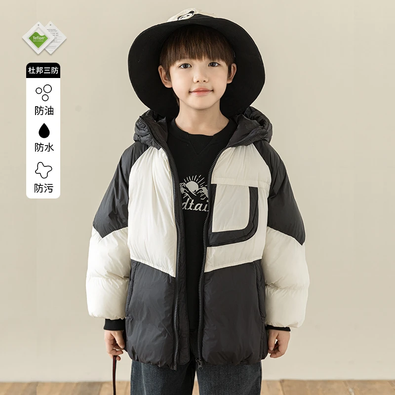 【2025清】oddtails男童棉服保暖加厚棉衣中大童连帽面包服QG2466