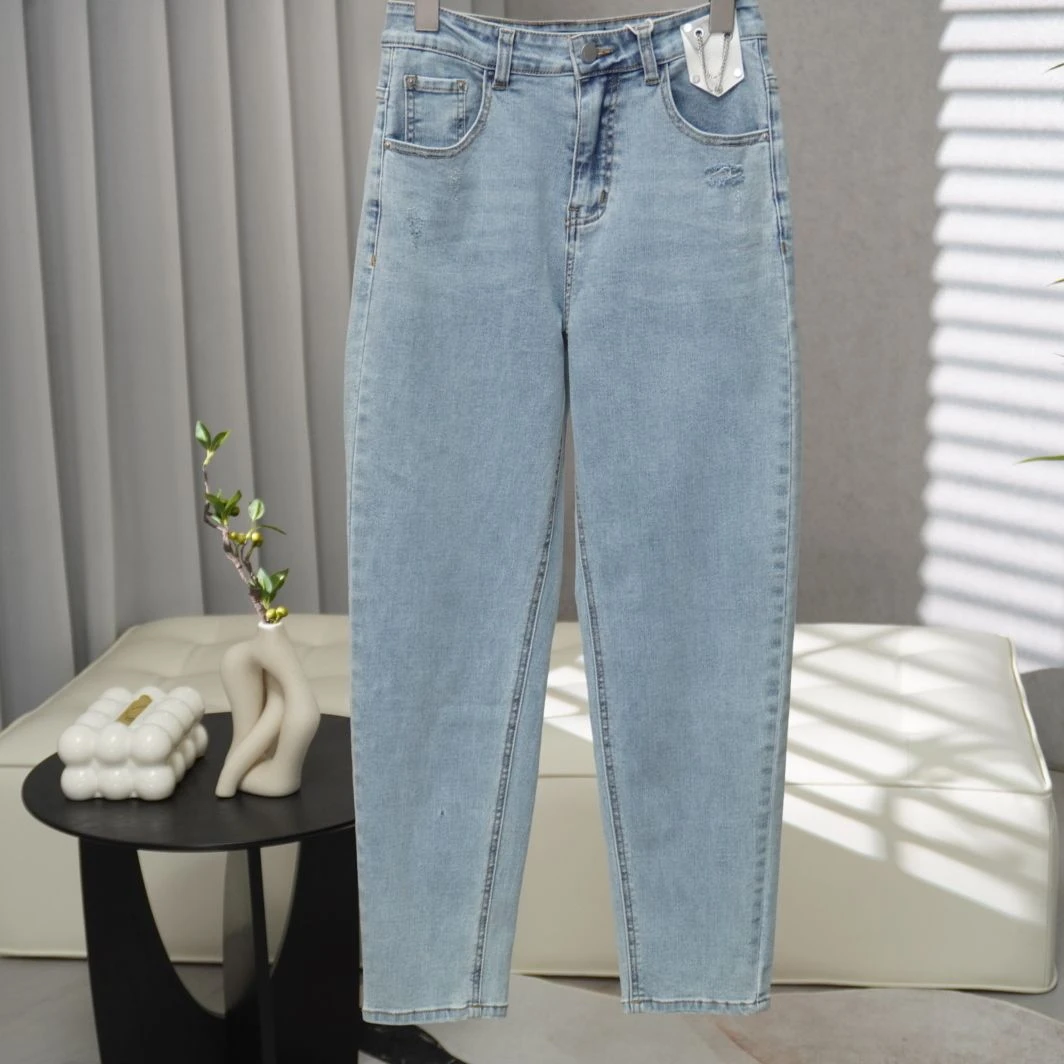 麦系列  z271  女装简约时尚春秋牛仔裤牛仔兰B22329007350