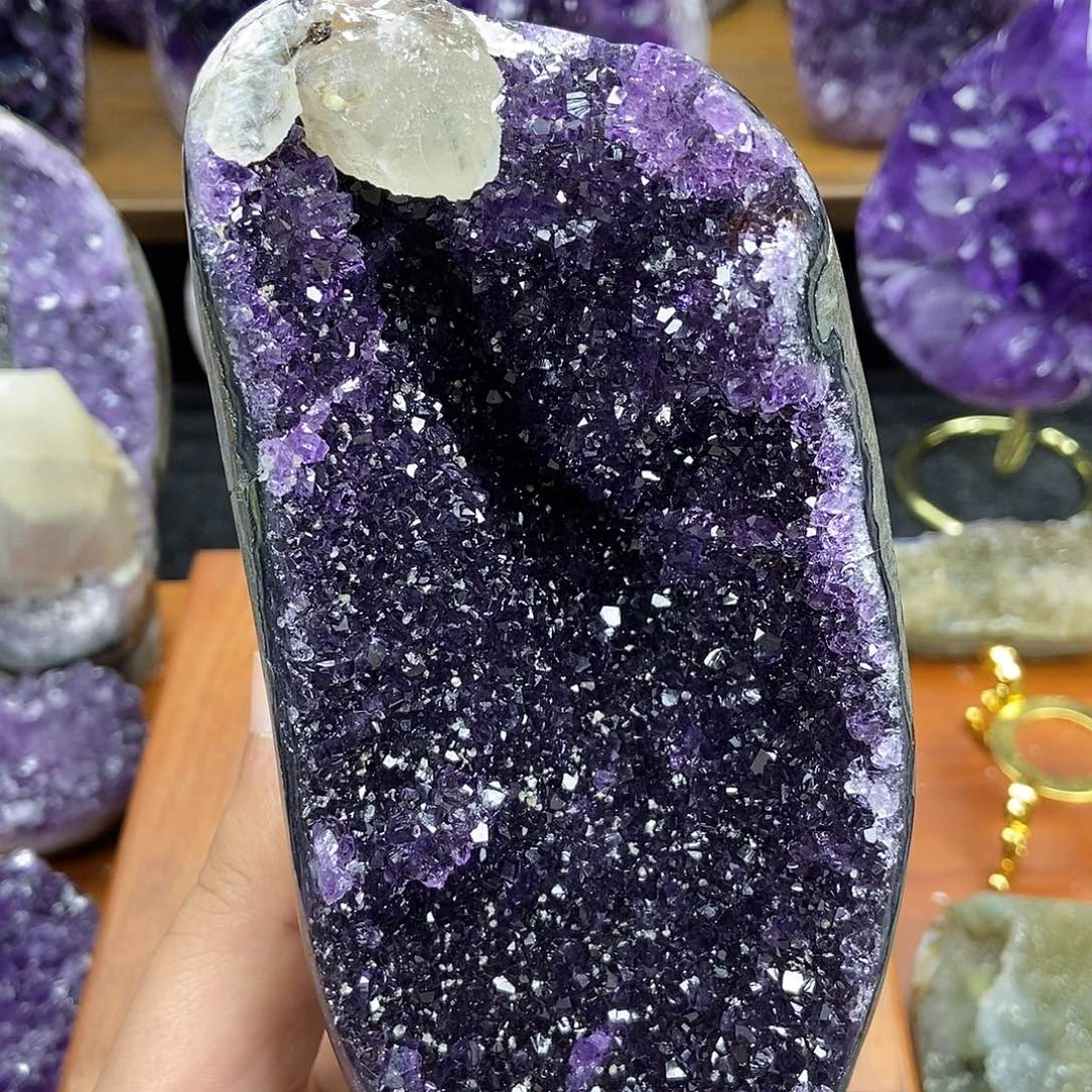 大型摆件（非配饰）紫晶未镶嵌