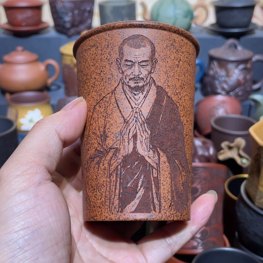 原矿紫砂手工主人杯