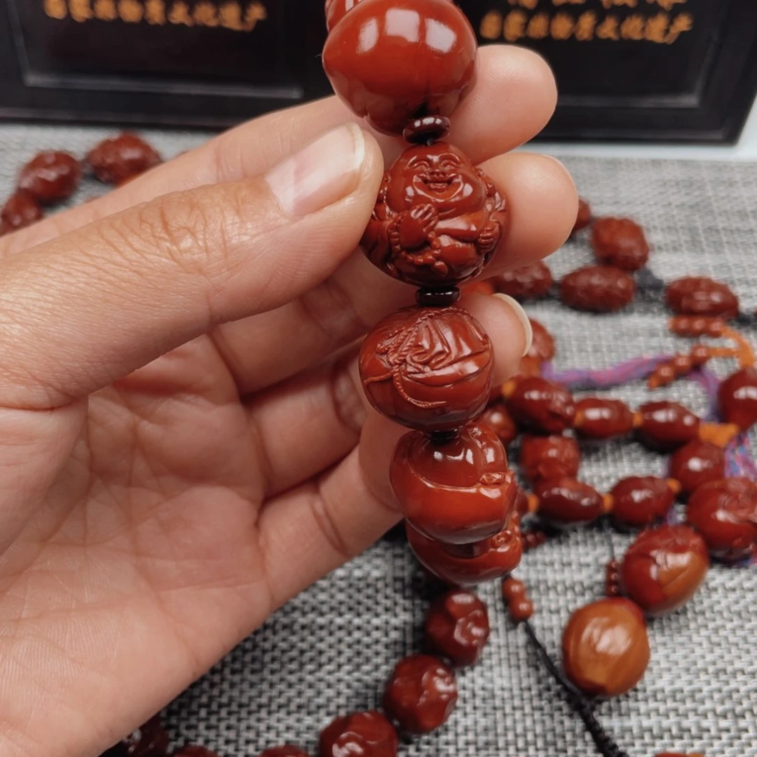 手串/手链橄榄核火*弥勒21