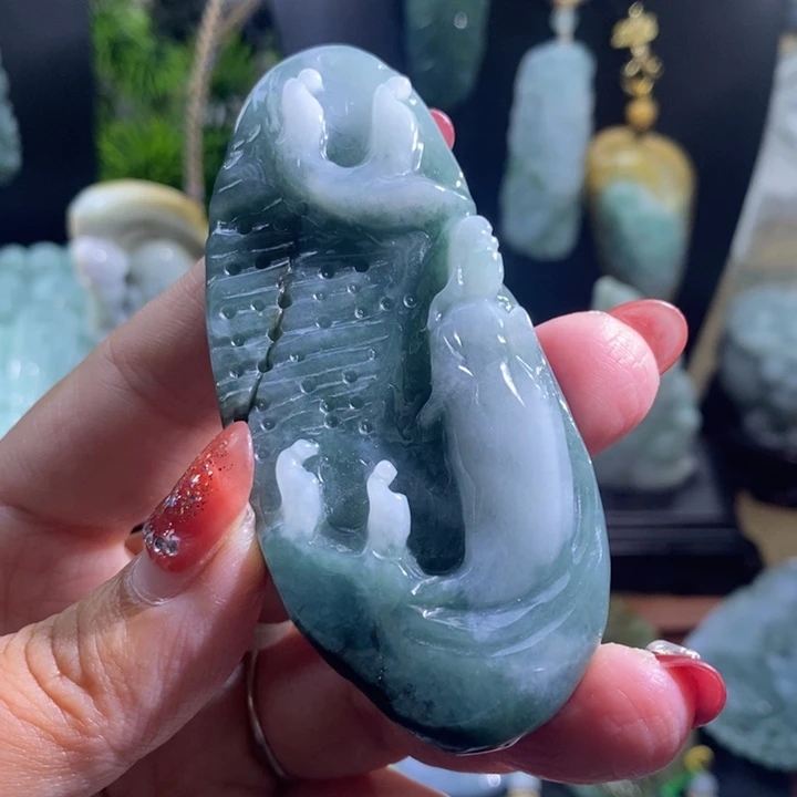 【闪购商品】颈饰未镶嵌翡翠观音