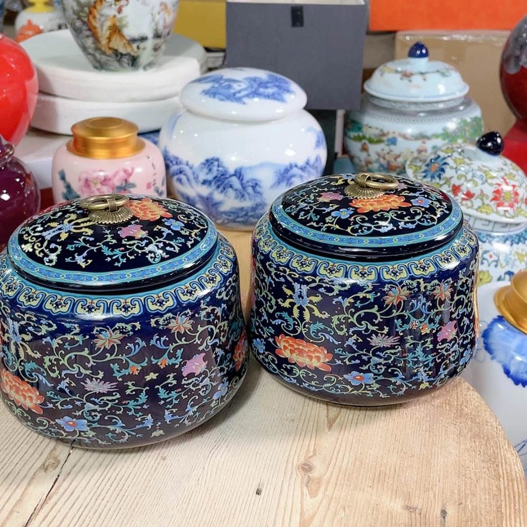 【闪购商品】罐陶瓷茶叶罐密封罐