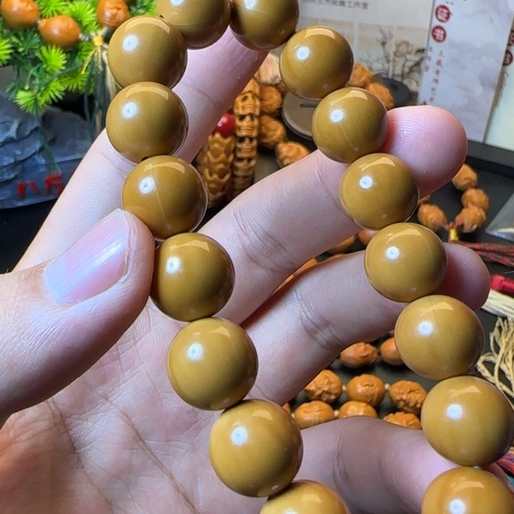 橄榄核手串/手链猴头光珠